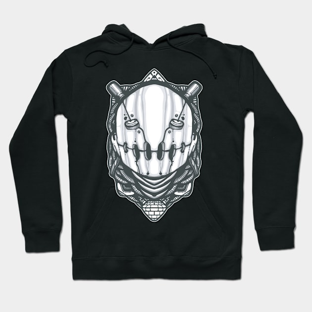 MechaOldskull Hoodie by madebysugars